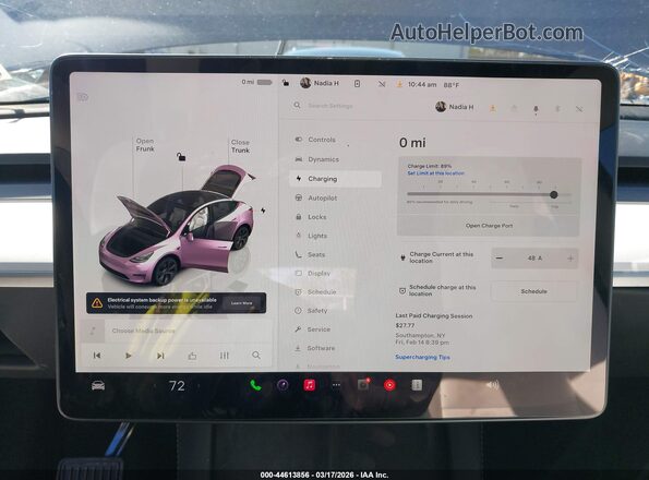 7SAYGDEE6RA326216 2024 TESLA MODEL Y Gray 