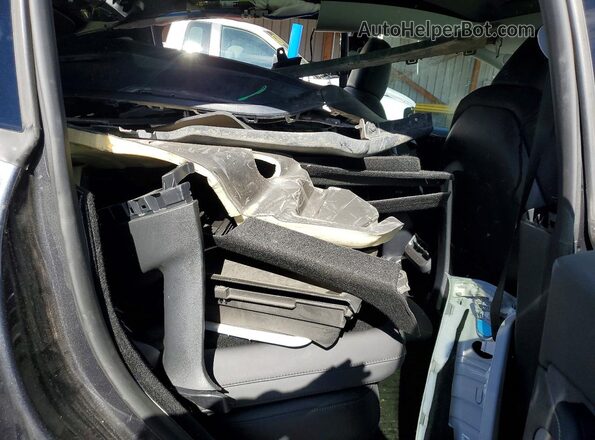 7SAYGDEE6SA356161 2025 TESLA MODEL Black Widok tylnych siedzeń