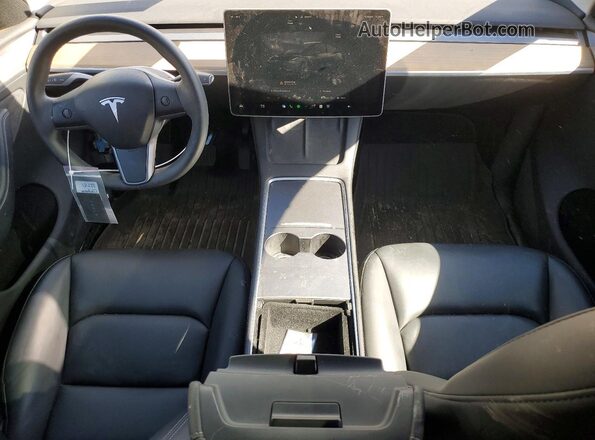 7SAYGDEE6SA356161 2025 TESLA MODEL Black Widok deski rozdzielczej