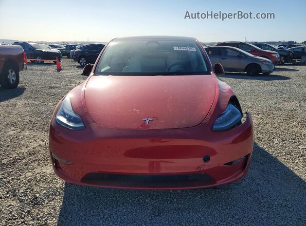 7SAYGDEE7PF601611 2023 TESLA MODEL Красный Вид спереди