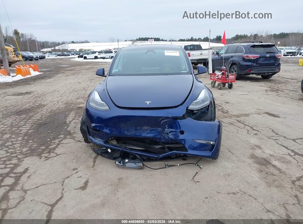 7SAYGDEE7RF986008 2024 TESLA MODEL Y Blue Սալոնի հետևի տեսք