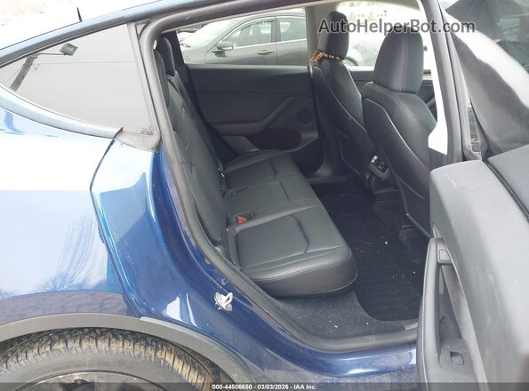 7SAYGDEE7RF986008 2024 TESLA MODEL Y Blue VIN կոդի պիտակի տեսք