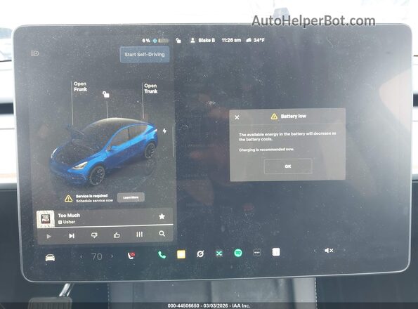7SAYGDEE7RF986008 2024 TESLA MODEL Y Blue 
