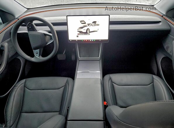 7SAYGDEE7TF358392 2026 TESLA MODEL White Вид панелі приладів