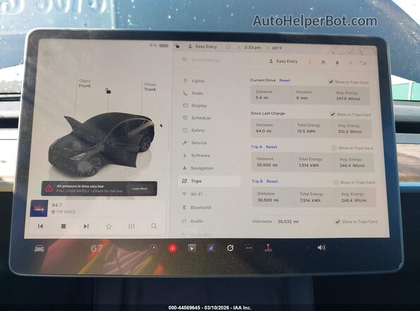 7SAYGDEE8SF215675 2025 TESLA MODEL Y Black 