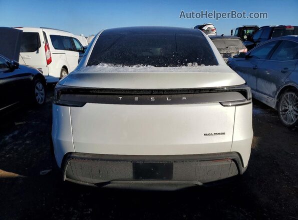 7SAYGDEE9TF376618 2026 TESLA MODEL White Вид ззаду