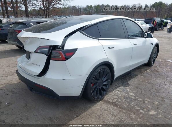 7SAYGDEF0NF567680 2022 TESLA MODEL Y White Trasero derecho