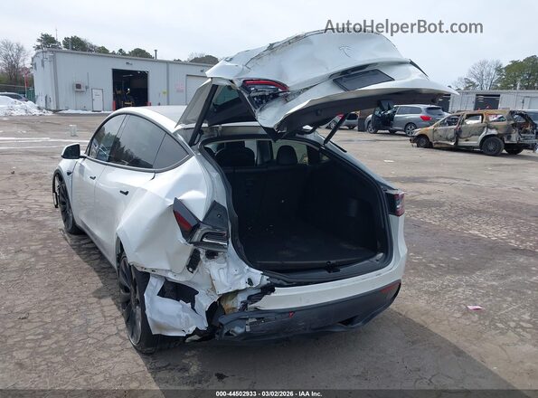 7SAYGDEF0NF567680 2022 TESLA MODEL Y White Trasero izquierdo