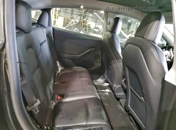 7SAYGDEF1NF469578 2022 TESLA MODEL Black Հետևի նստատեղերի տեսք
