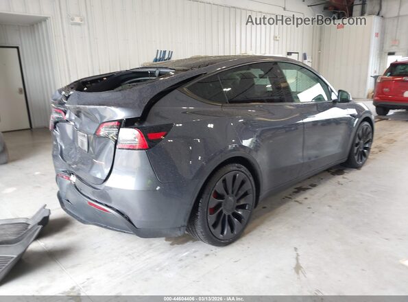 7SAYGDEF7NF490015 2022 TESLA MODEL Y Серый Задняя правая четверть
