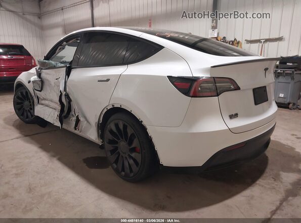 7SAYGDEF7PF811182 2023 TESLA MODEL Y White Հետևի ձախ
