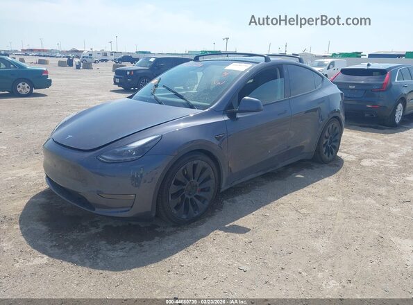 7SAYGDEFXNF523279 2022 TESLA MODEL Y Gray 