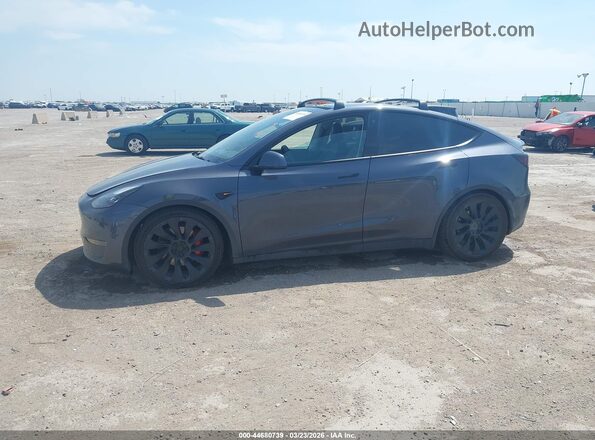 7SAYGDEFXNF523279 2022 TESLA MODEL Y Gray 