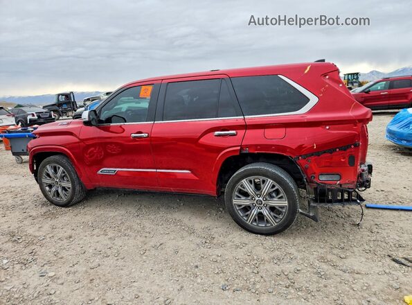 7SVAAABA2RX026347 2024 TOYOTA SEQUOIA Red უკანა მარცხენა