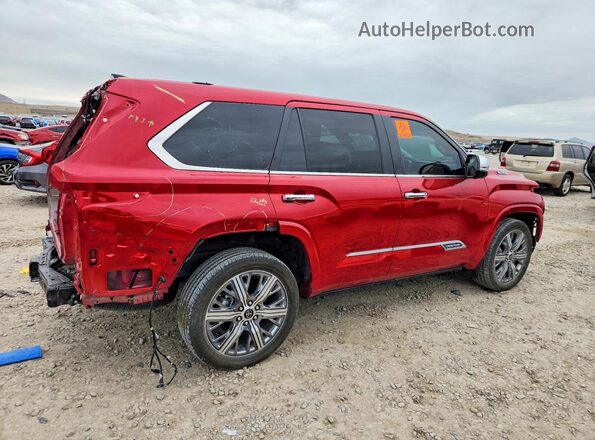 7SVAAABA2RX026347 2024 TOYOTA SEQUOIA Red უკანა მარჯვენა