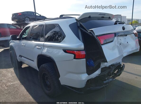 7SVAAABA4RX026043 2024 TOYOTA SEQUOIA White Задня ліва чверть