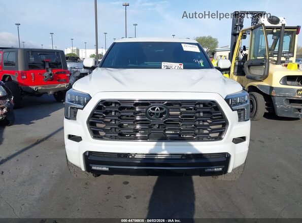 7SVAAABA4RX026043 2024 TOYOTA SEQUOIA White Вид щитка приладів