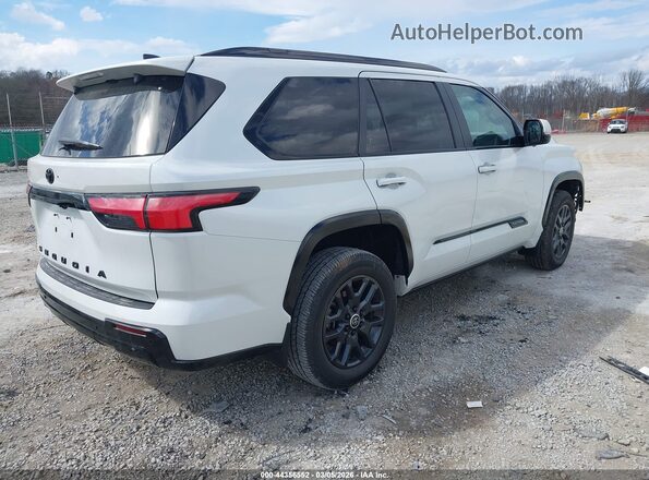 7SVAAABA4RX026186 2024 TOYOTA SEQUOIA White უკანა მარჯვენა