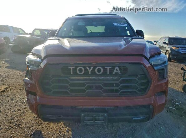 7SVAAABA6RX040459 2024 TOYOTA SEQUOIA Maroon Widok z przodu
