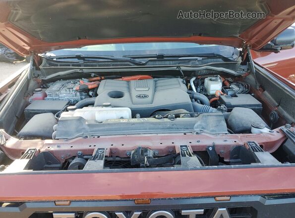 7SVAAABA6RX040459 2024 TOYOTA SEQUOIA Maroon Widok wnętrza z tyłu