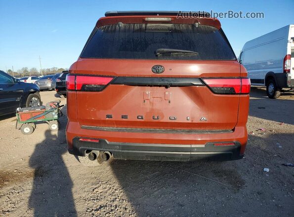 7SVAAABA6RX040459 2024 TOYOTA SEQUOIA Maroon Widok z tyłu