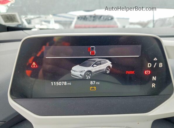 WVGDMPE2XMP013677 2021 VOLKSWAGEN ID.4 Black Вид задніх сидінь