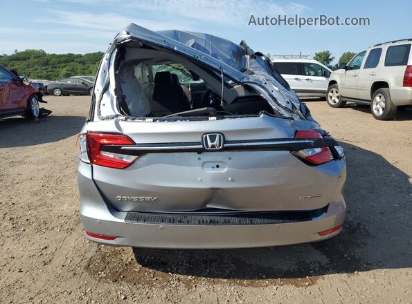 5FNRL6H82MB042561 2021 HONDA ODYSSEY Серебряный Вид салона спереди