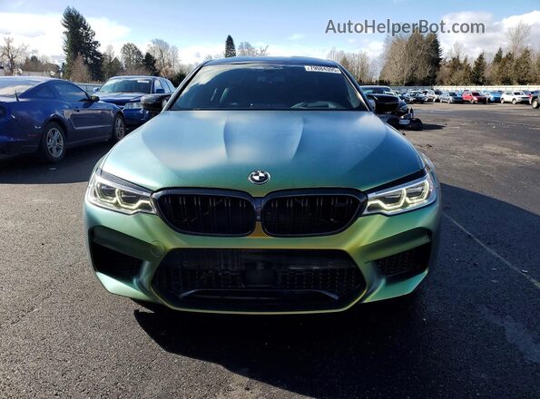 WBSJF0C53KB284461 2019 BMW M5 Green Vista trasera