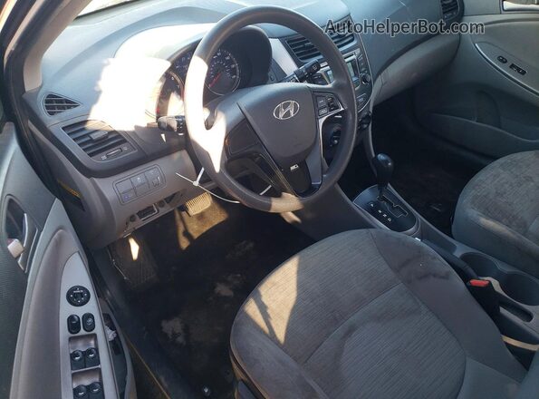 KMHCT5AE2HU312719 2017 HYUNDAI ACCENT Черный Вид панели приборов