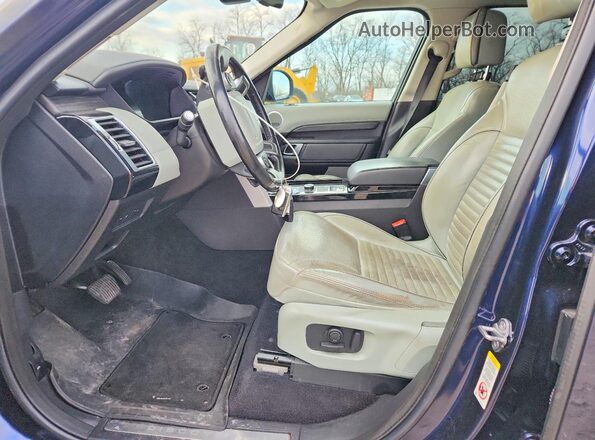SALRT2RK0JA056085 2018 LAND ROVER DISCOVERY Синий Вид панели приборов