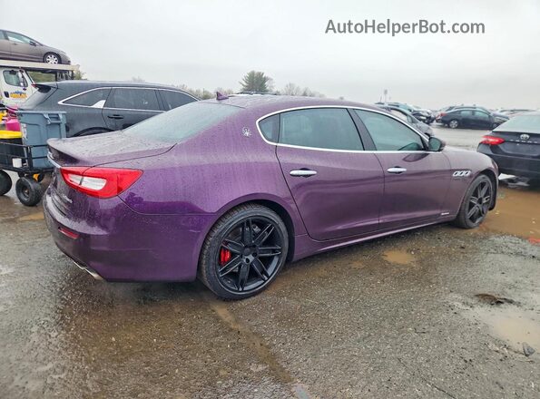 ZAM56RRL7H1246924 2017 MASERATI QUATTROPOR Purple Delantero derecho