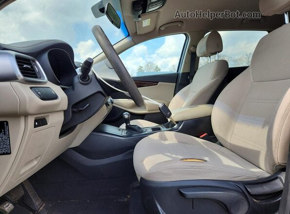 5XYPGDA53JG413697 2018 KIA SORENTO Blue Widok deski rozdzielczej