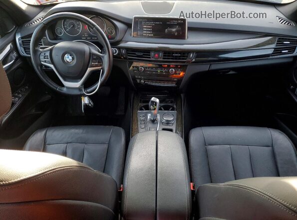 5UXKS4C36H0U05015 2017 BMW X5 Charcoal Vista del cuadro de instrumentos