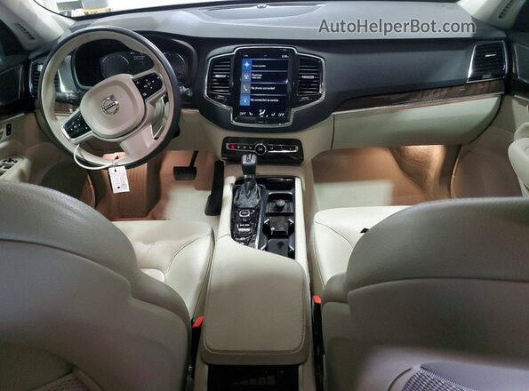 YV4A22PK5G1050069 2016 VOLVO XC90 Beige Vista del cuadro de instrumentos