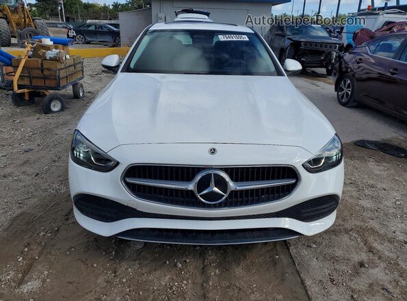 W1KAF4GB8NR010995 2022 MERCEDES-BENZ C-CLASS Белый Вид сзади