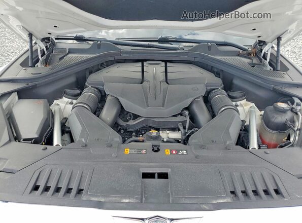 KMUHCESC3MU056881 2021 GENESIS GV80 White ძრავის განყოფილების ხედი