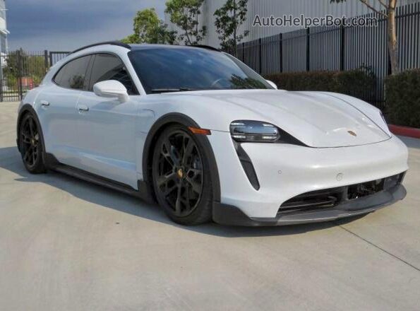 WP0BA2Y19NSA67581 2022 PORSCHE TAYCAN White Հետևի ձախ