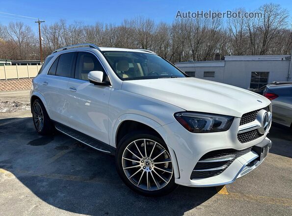 4JGFB4KB5MA475780 2021 MERCEDES-BENZ GLE White Դիմացի տեսք