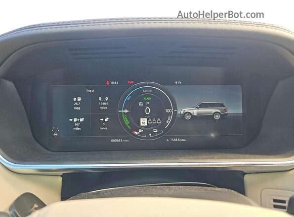 SALGS4RY5MA426185 2021 LAND ROVER RANGE Blue Առջևի վահանակի տեսք