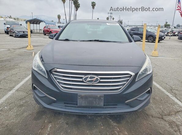 5NPE24AF2GH398481 2016 HYUNDAI SONATA Black Vista frontal
