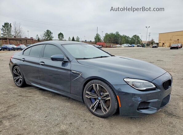 WBS6E9C54JG437590 2018 BMW M6 Gray Vista frontal