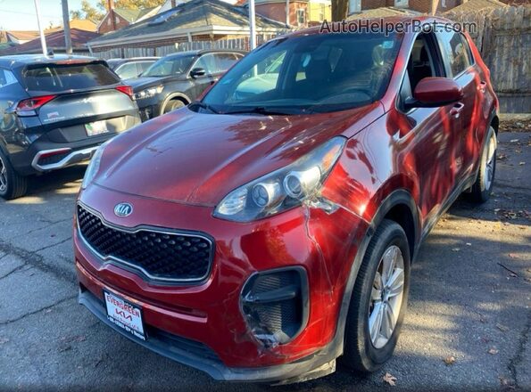 KNDPM3AC7J7453375 2018 KIA SPORTAGE Red 