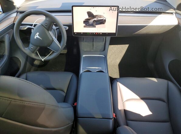 7SAYGDED2SF259629 2025 TESLA MODEL Gray ხელსაწყოთა პანელის ხედი