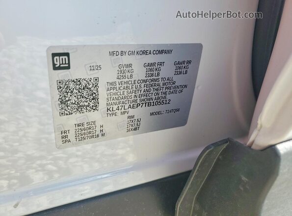 KL47LAEP7TB105512 2026 BUICK OTHER White 
