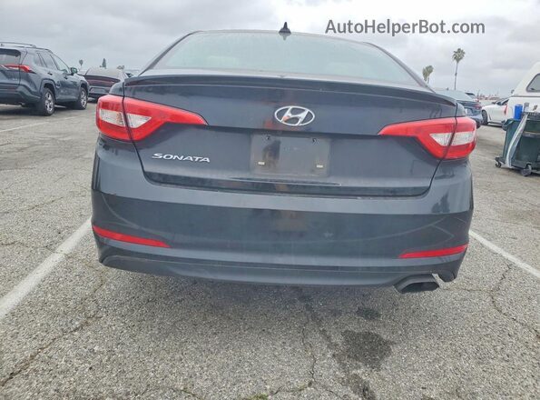 5NPE24AF2GH398481 2016 HYUNDAI SONATA Black Vista trasera