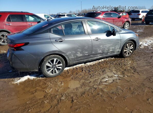 3N1CN8EV8ML861648 2021 NISSAN VERSA Gray Задня права чверть