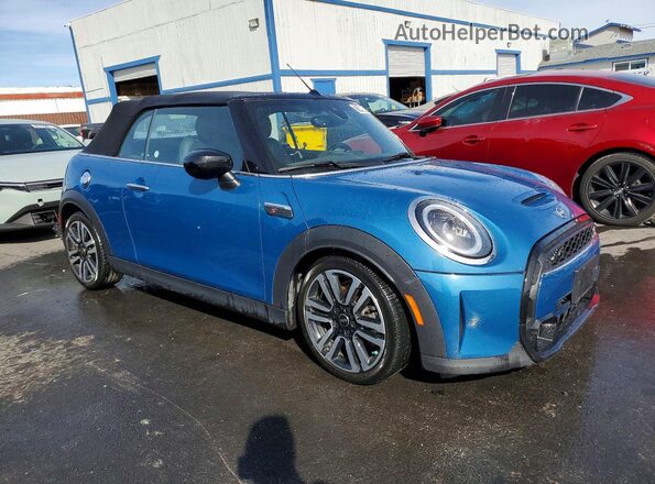 WMW43DL03R3S29423 2024 MINI COOPER Blue Դիմացի տեսք