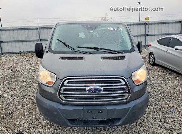 1FMZK1YM4GKB17587 2016 FORD TRANSIT Gray Вид спереду