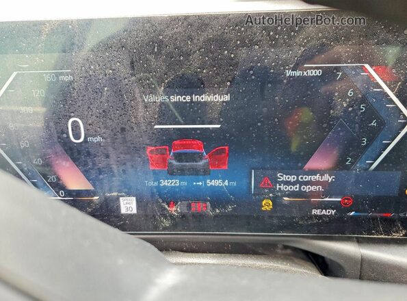 3MW69FF01R8D92674 2024 BMW 3 SERIES Gray უკანა სავარძლების ხედი