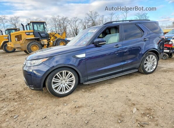 SALRT2RK0JA056085 2018 LAND ROVER DISCOVERY Синий Задняя левая четверть